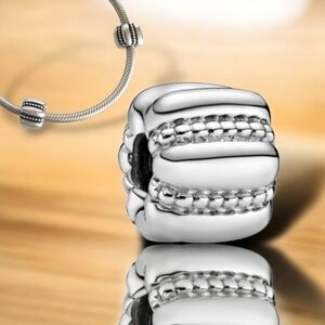 Pandora Sterling Silver Crazy Clip Charm Retired 790446